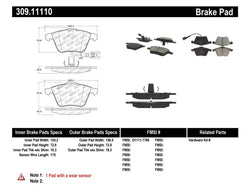 StopTech Performance 08-13 fits Audi TT Quattro / 12 fits VW Golf R Front Brake Pads