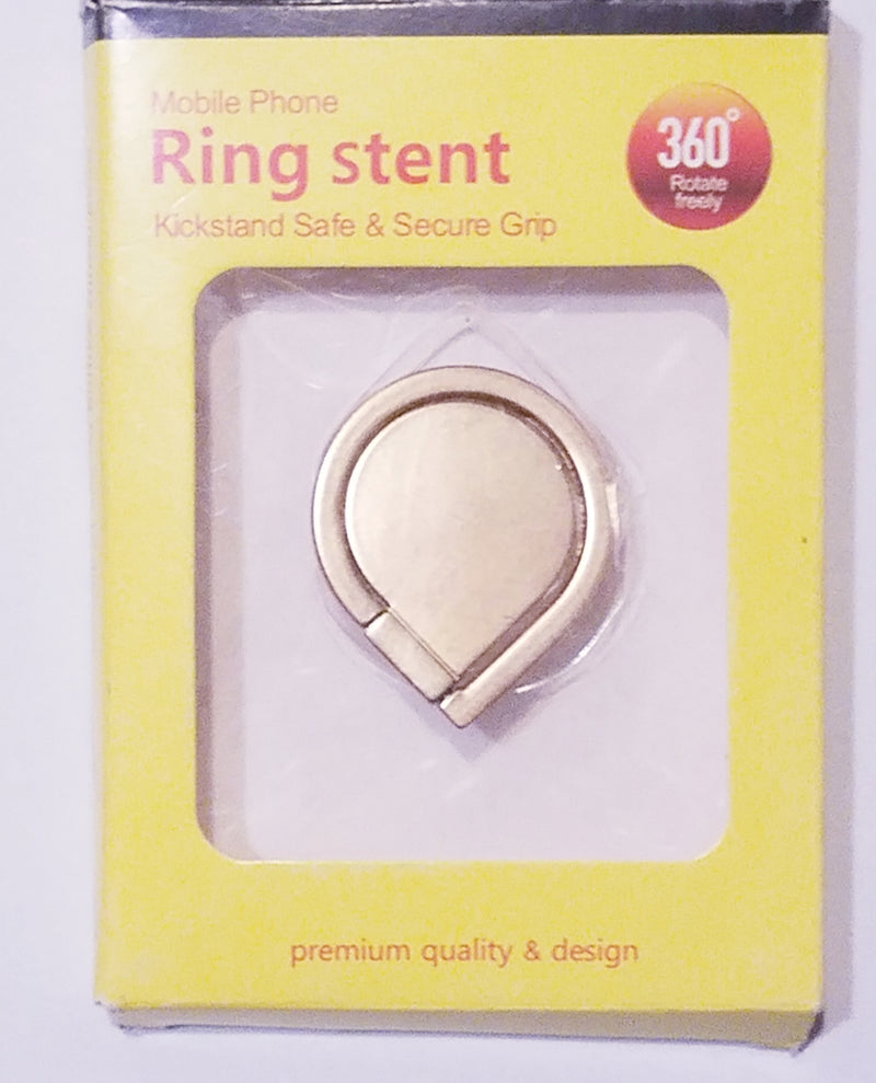 360 Degree Rotating Ring Stent Kickstand Gold Tear Drop