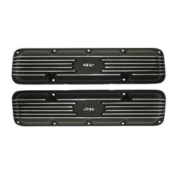 Omix Valve Cover Pair W/ Script