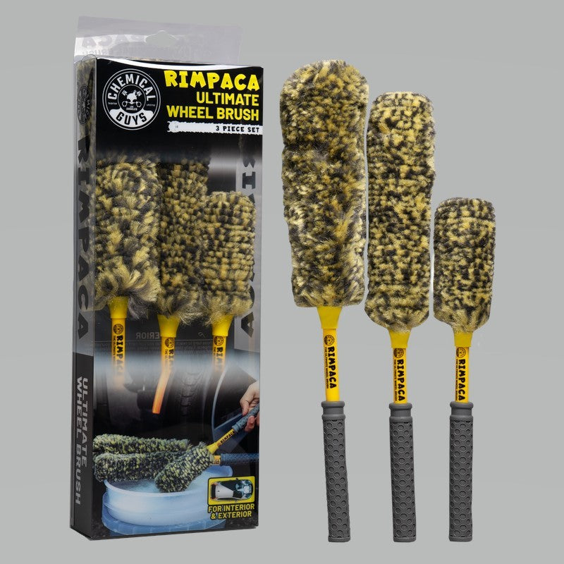 Chemical Guys Rimpaca Ultimate Wheel Brush Set - 3 Pcs