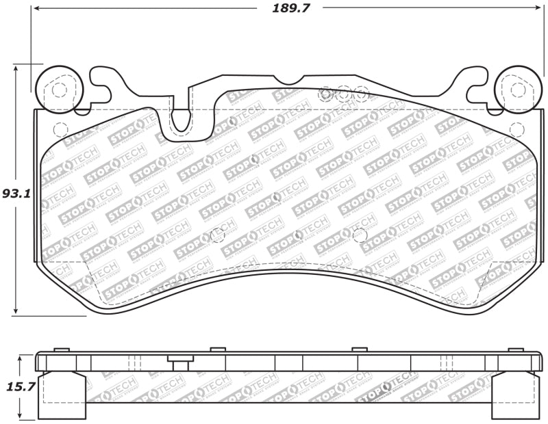 StopTech fits Mercedes Benz Front Performance Brake Pads