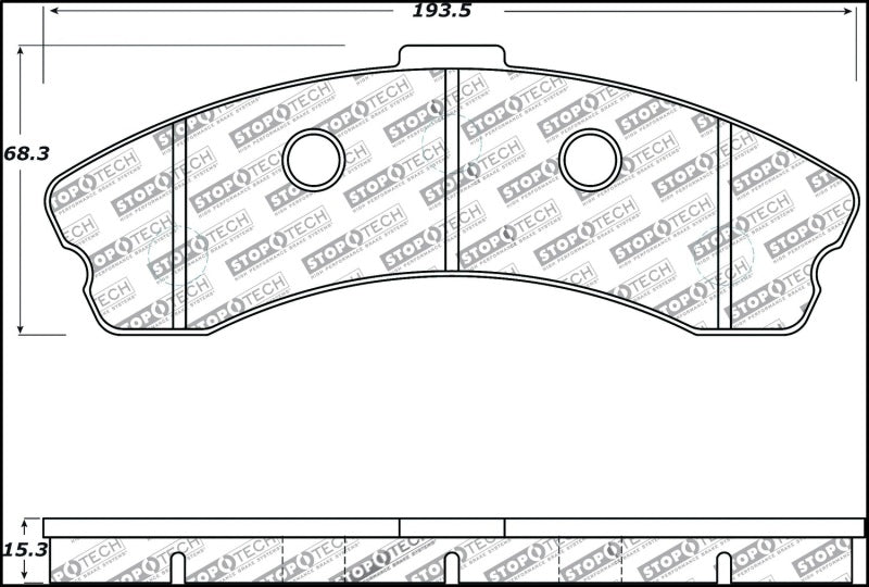 StopTech Performance 06-09 fits Chevrolet Corvette Z06 Front Brake Pads