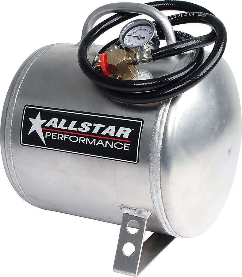 ALLSTAR PERFORMANCE 10530 Aluminum Air Tank 9x11 Horizontal 2-3/4 Gallon