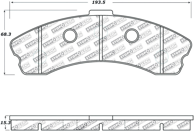 StopTech Performance 06-09 fits Chevrolet Corvette Z06 Front Brake Pads