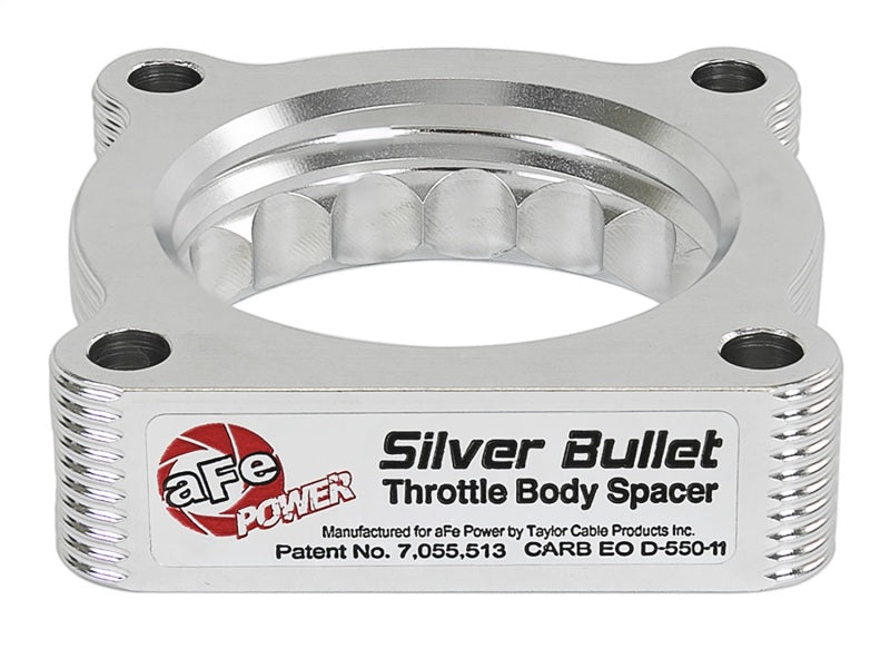 aFe Silver Bullet Throttle Body Spacers TBS fits Toyota Tacoma 05-11 V6-4.0L