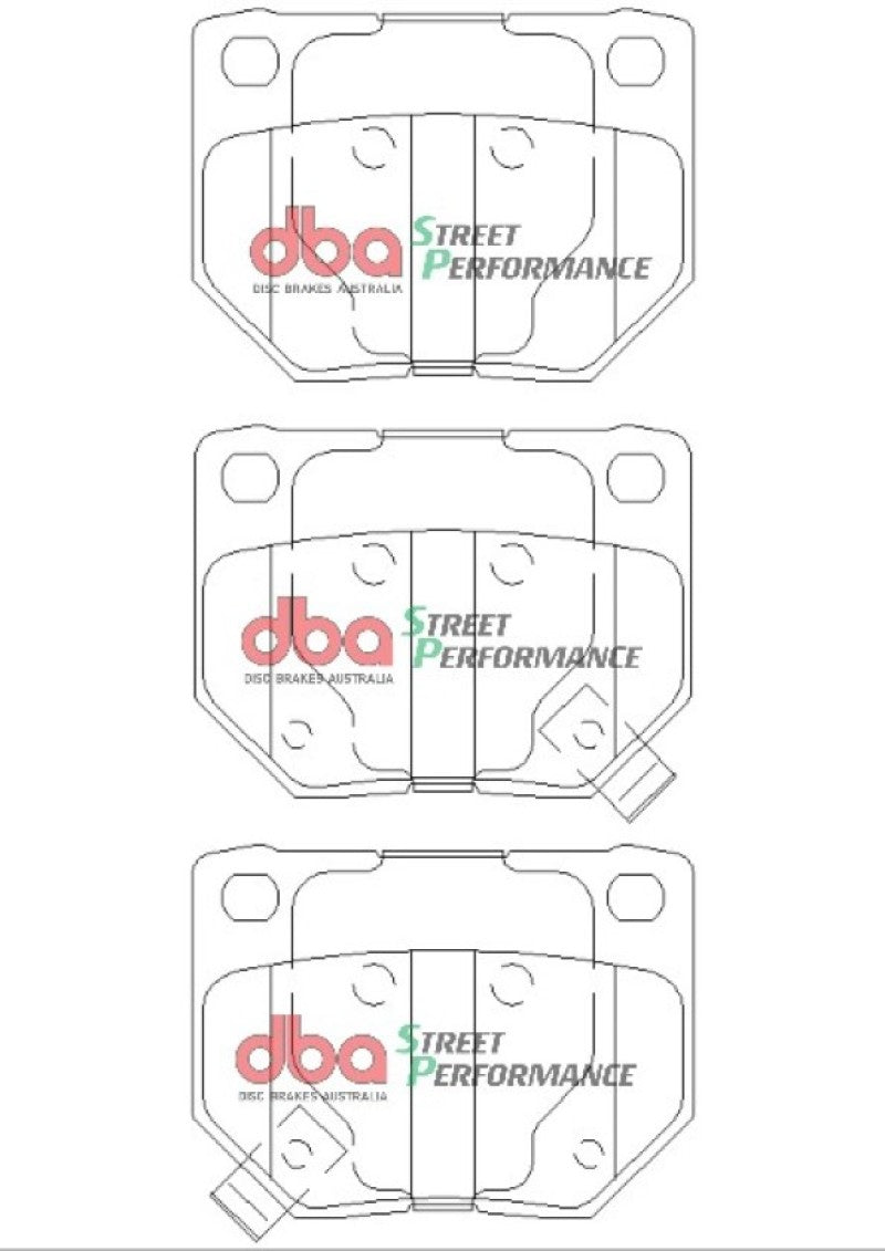 DBA 06-07 fits Subaru fits WRX SP500 Rear Brake Pads