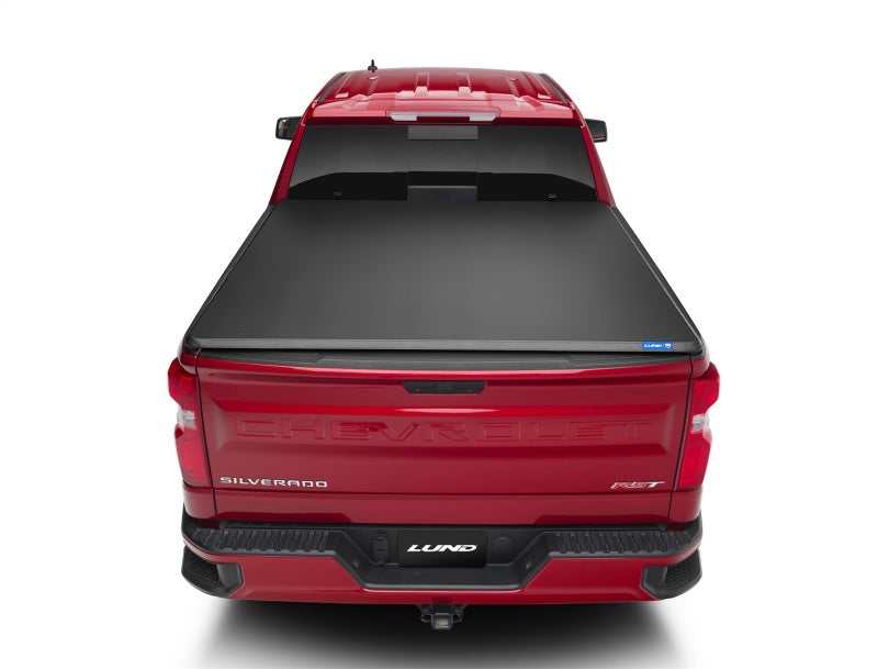 Lund 14-17 fits Chevy Silverado 1500 (8ft. Bed) Genesis Tri-Fold Tonneau Cover - Black
