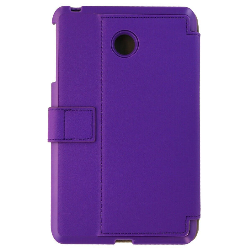 Verizon Hardshell Leather Folio Case for Verizon Ellipsis 8 Tablet - Purple 